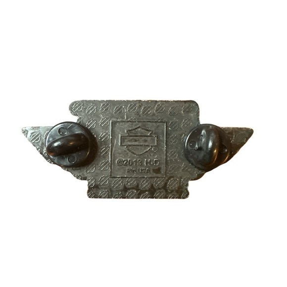 Harley Davidson Ankara 2013 Small Biker Motorcycle Thick Pin - Picture 3 of 4